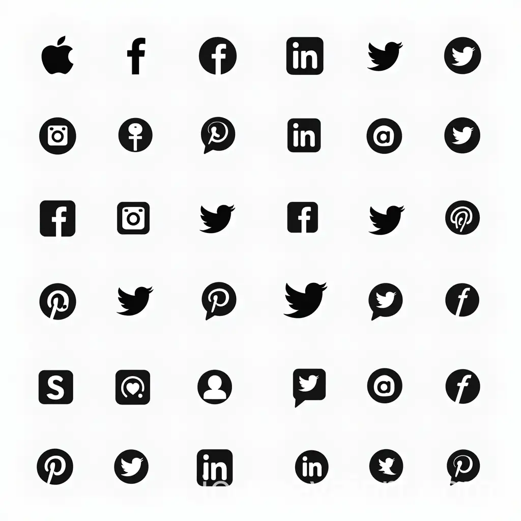 Set-of-Minimalist-Black-Circle-Social-Media-Logos-on-White-Background