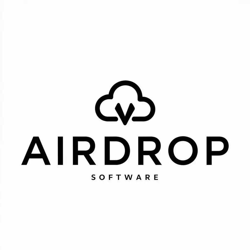 LOGO-Design-For-Airdrop-Software-Symbol-for-Technology-Industry