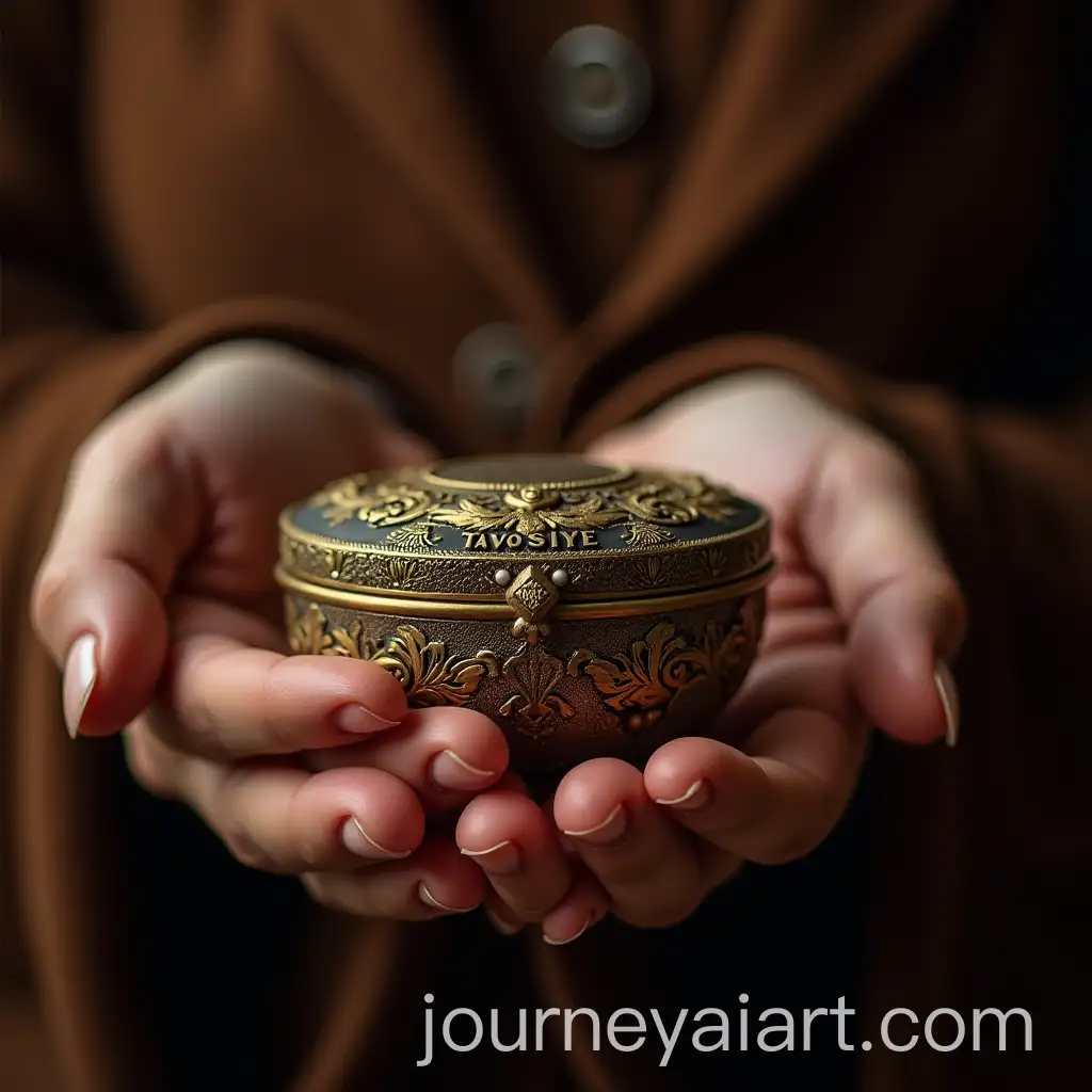 Elegant-Jewelry-Box-with-Tavosiye-Inscription-Held-by-Ladys-Hand
