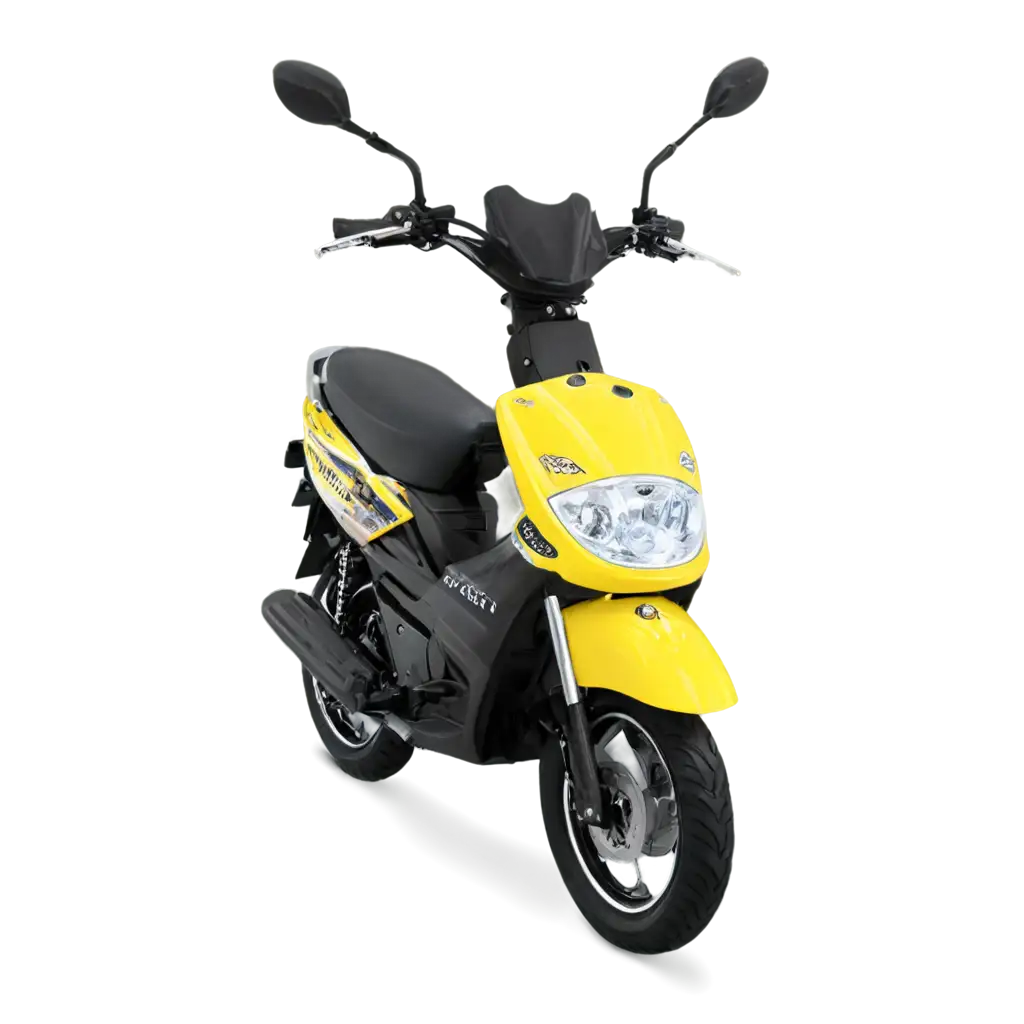 Yellow-Lemon-Motor-Smash-SR-110cc-PNG-Image-HighQuality-Vehicle-Artwork-for-Creative-Projects