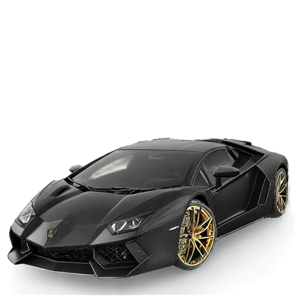 HighQuality-Lamborghini-Preta-PNG-Image-Exquisite-Design-and-Detail