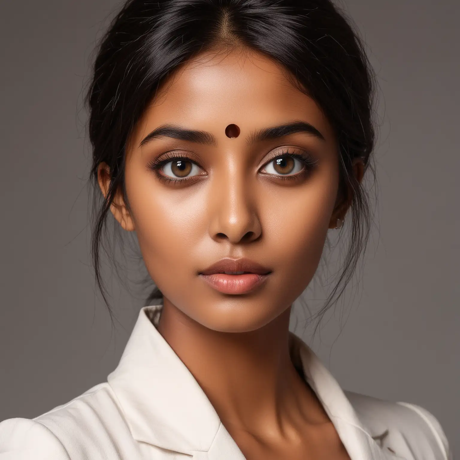 Stunning-Indian-Office-Lady-with-Black-Skin-and-Elegant-Features