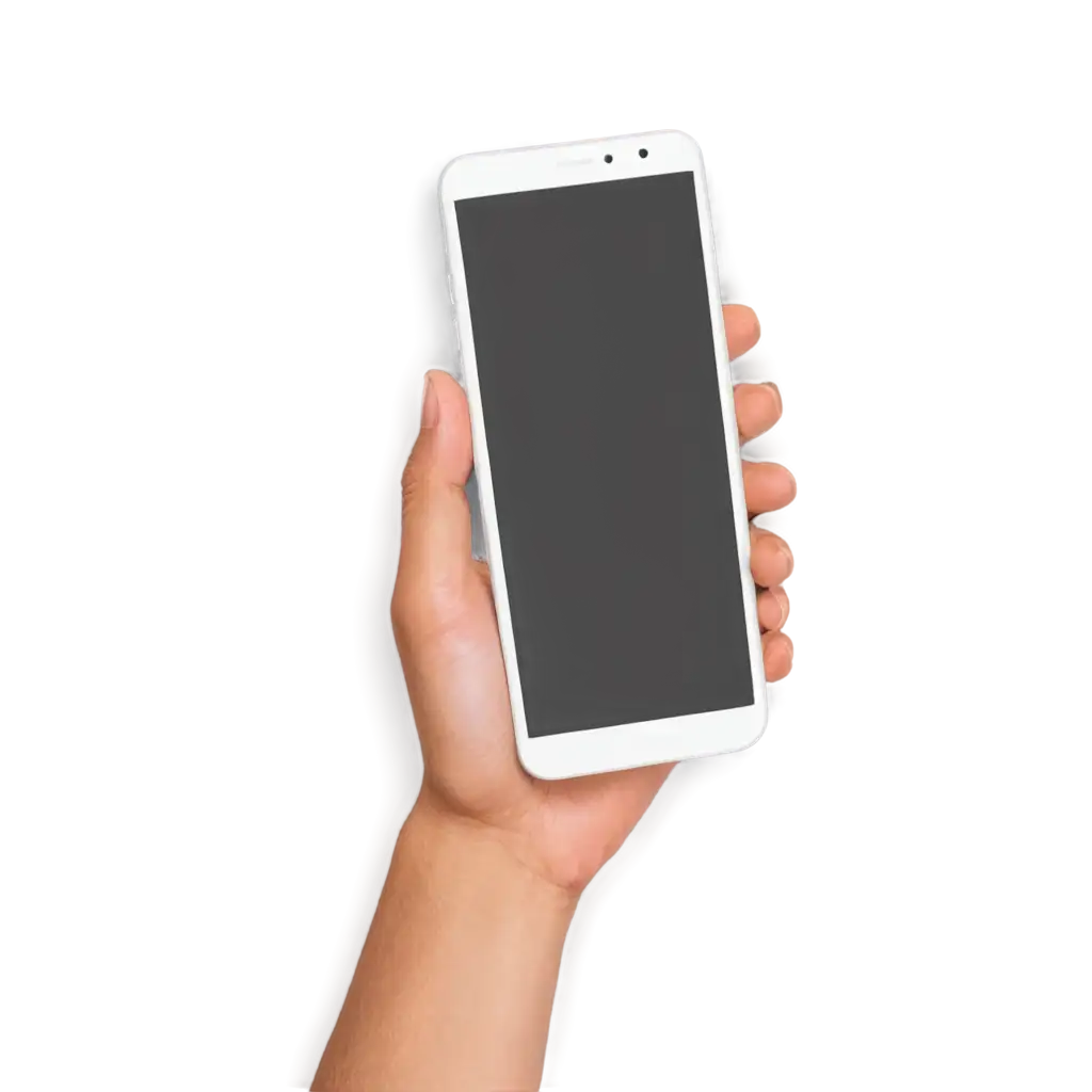 Hand-Holding-Cellphone-PNG-Image-High-Quality-and-Versatile-for-Your-Digital-Projects