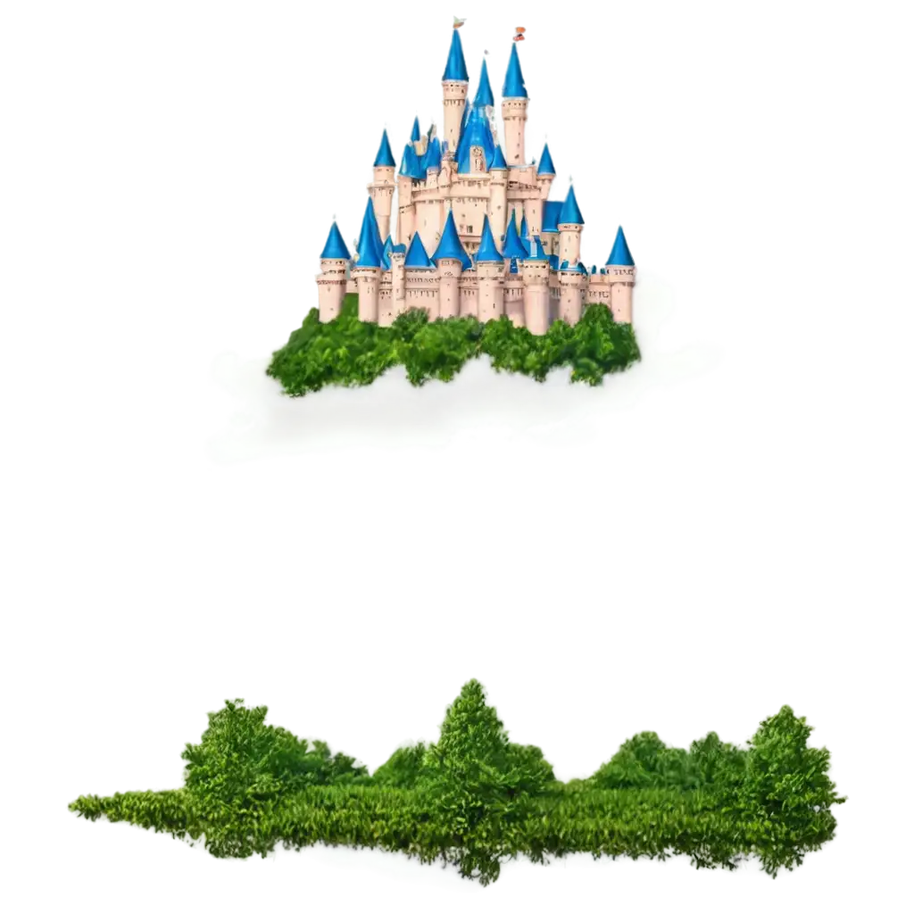 Enchanting-Fairy-Tale-Castle-Floating-in-Air-Captivating-PNG-Image-Creation