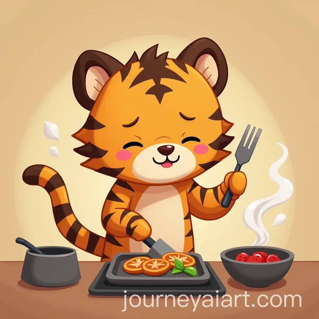 Chibi-Tiger-Cooking-a-Delicious-Meal-in-a-Playful-Kitchen