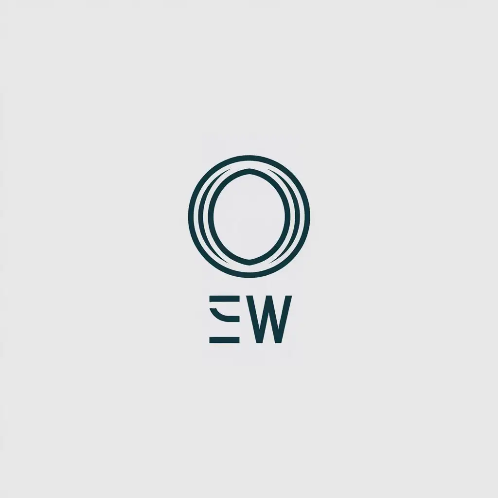 LOGO-Design-for-EW-Minimalistic-Vector-Logo-with-O-Symbol-for-the-Religious-Industry