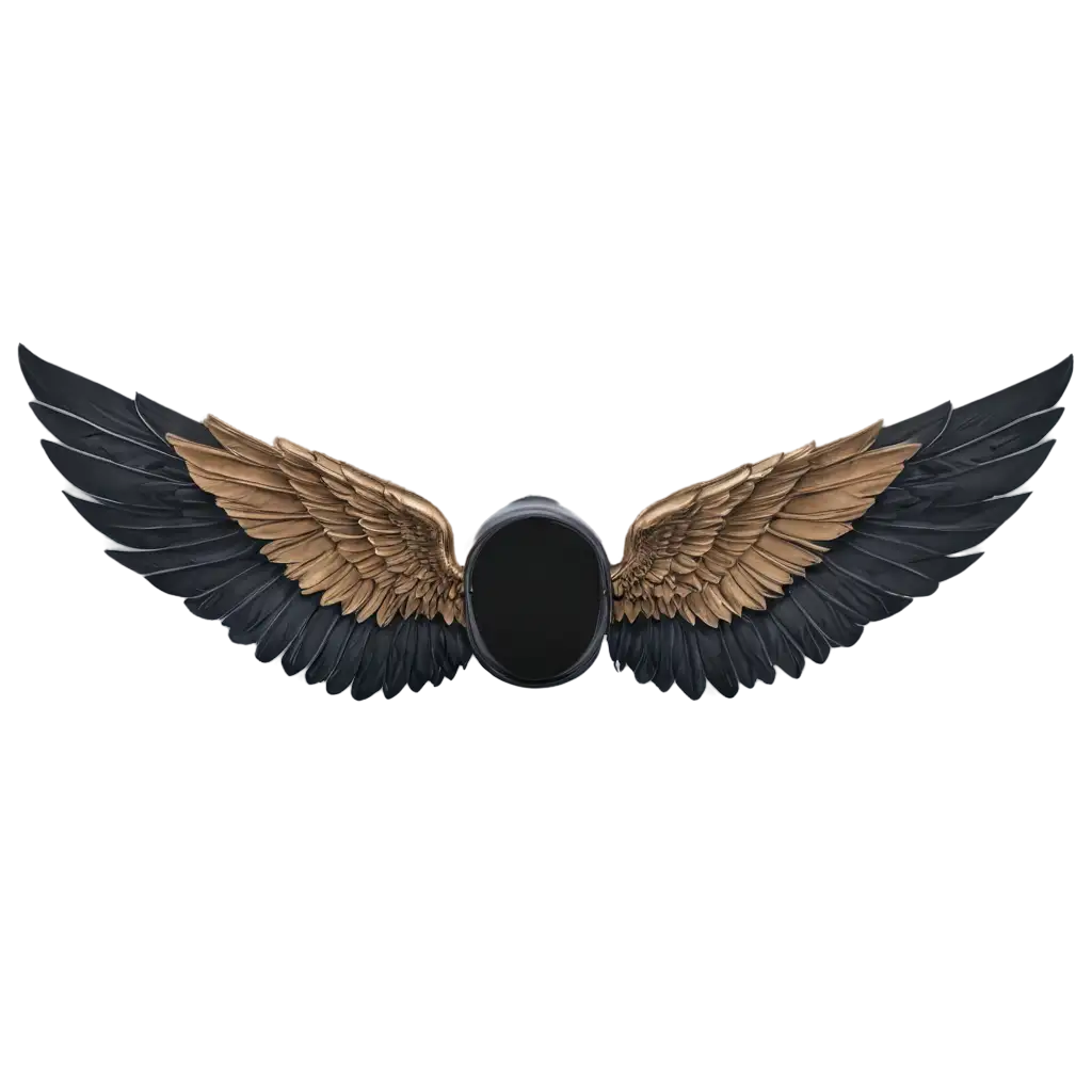 Black-Helmet-with-Eagle-Wings-PNG-HighQuality-Image-for-Creative-Projects