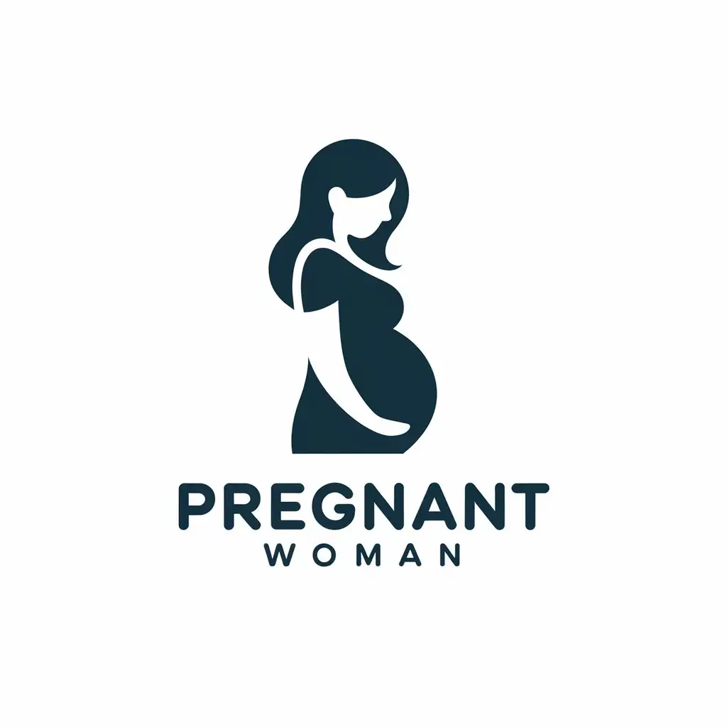 LOGO Design for Pregnant Woman Vector Style with Medical and Dental Industry Focus