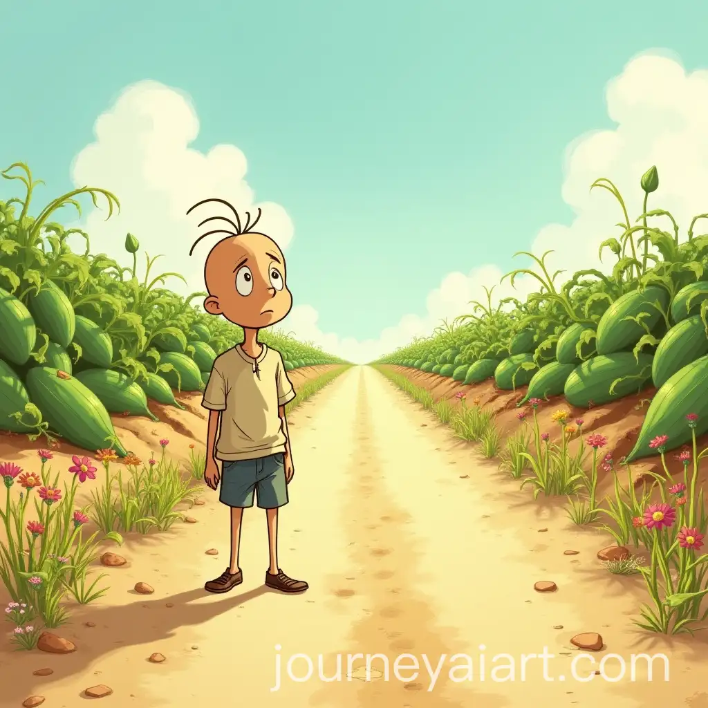 Beansprout-Awaiting-News-on-a-Sunlit-Wildflower-Road