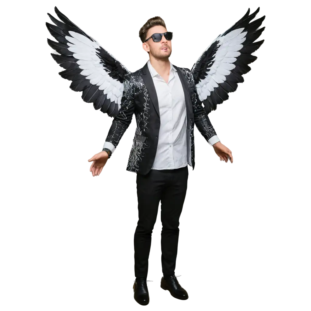 PNG-Image-Flying-Man-with-Wings-in-Black-and-White-Party-Coat