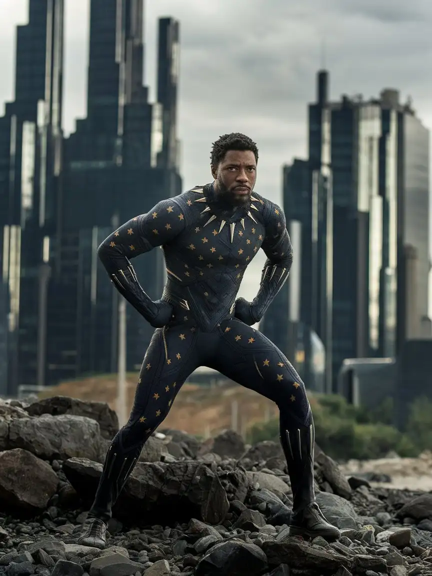 Full-Length-Portrait-of-Black-Panther-Without-Mask-Bold-and-Confident-Stance