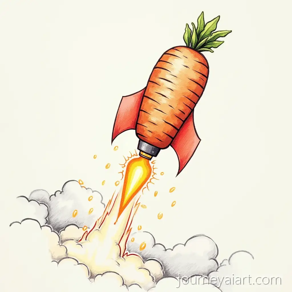 Futuristic-CarrotShaped-Laser-Rocket-in-SciFi-Setting