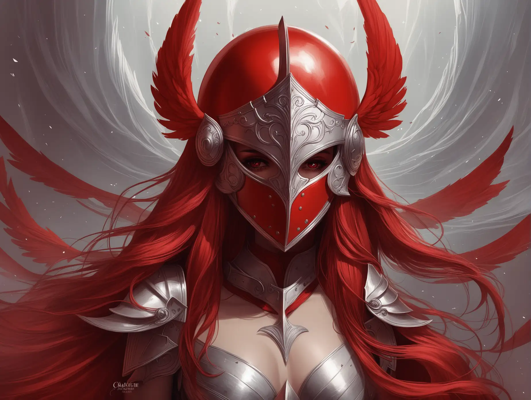 Red-Closed-Valkyrie-Helmet-with-Mask-in-Fantasy-Art-Style