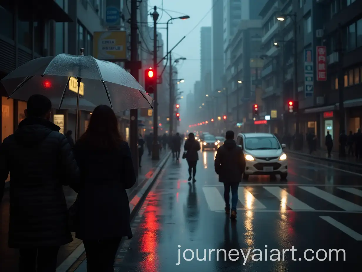 Cozy-Rainy-Day-in-Tokyo-with-Office-Commuters-and-Traffic