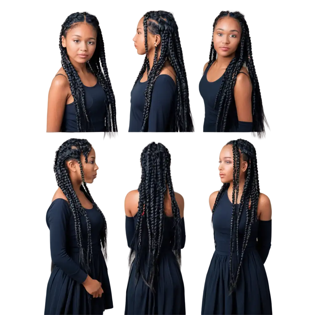 Elegant-Long-Braids-Hair-PNG-Image-for-Stunning-Visuals