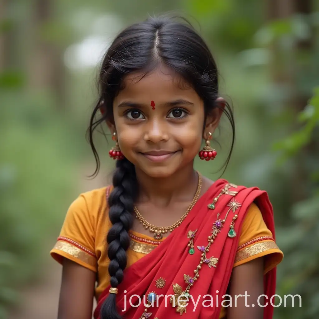 Portrait-of-a-Kerala-Girl-in-Traditional-Attire