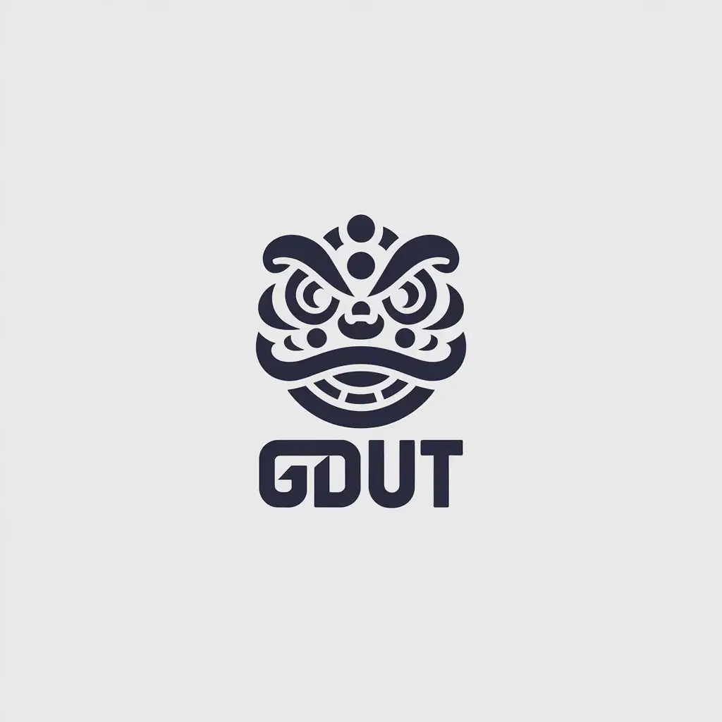 LOGO-Design-for-GDUT-Basketball-Chinese-Lion-Dance-with-Modern-Vector-Aesthetics