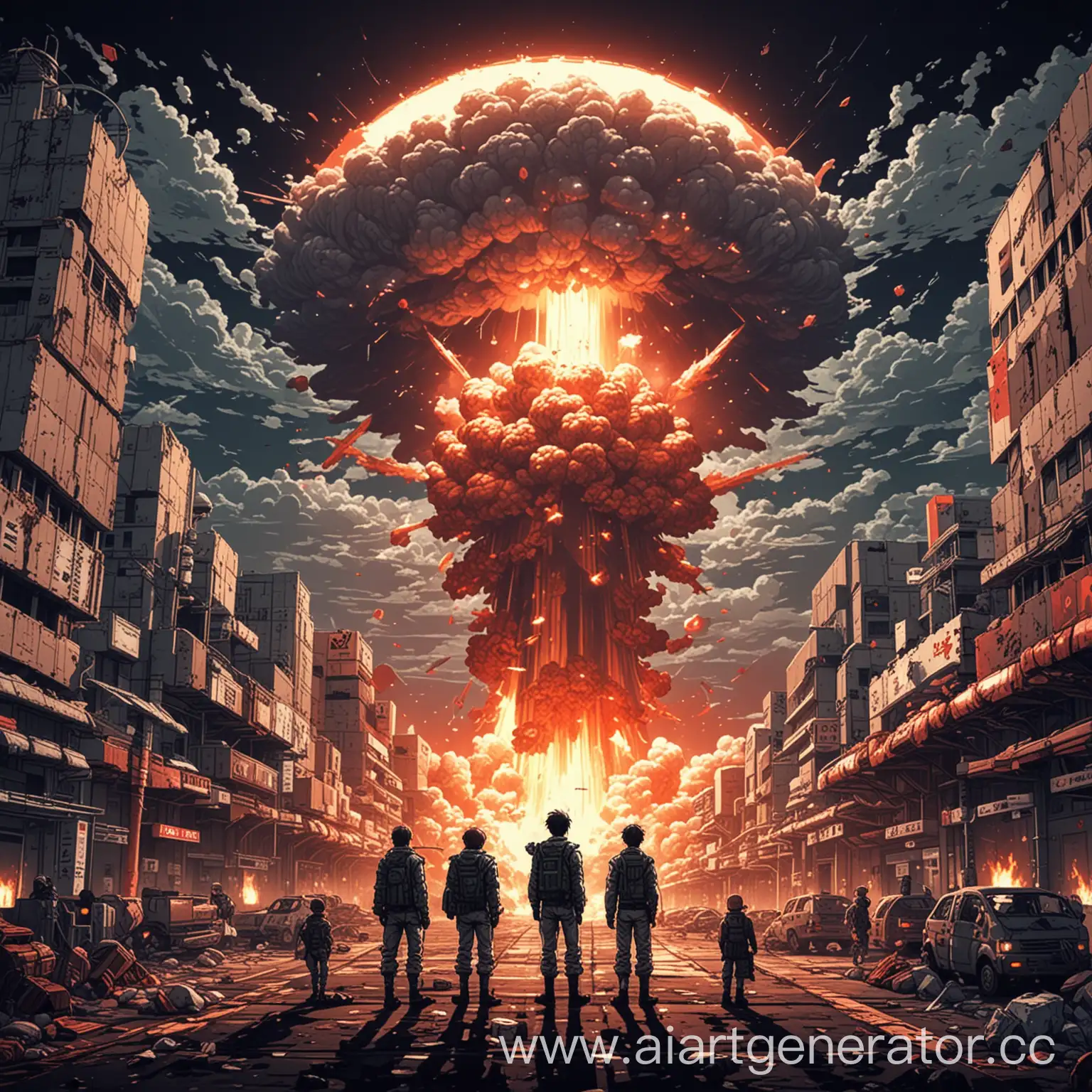 Pixel-Anime-Style-Law-of-Nuclear-War-Survival-Illustration