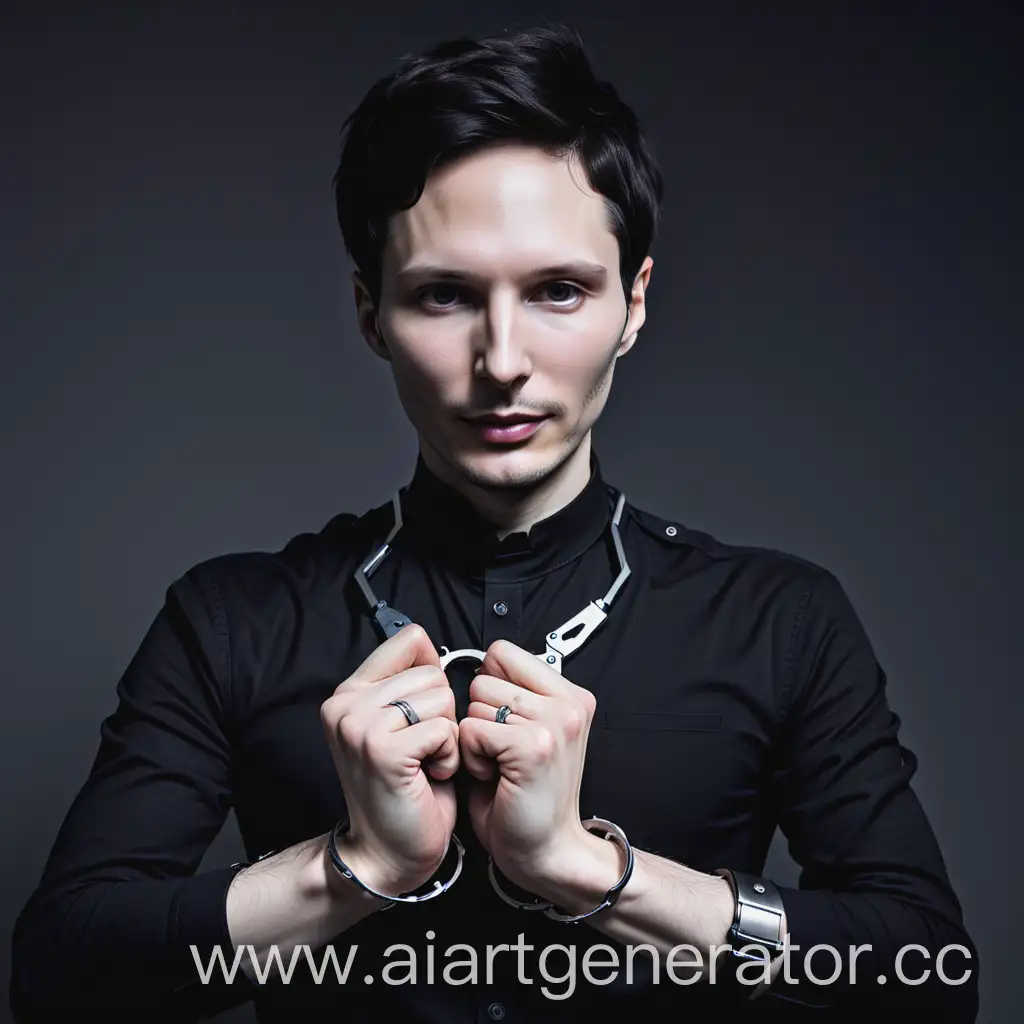 Pavel-Durov-with-Hands-in-Handcuffs