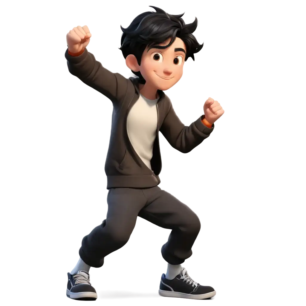 PNG-Image-of-Male-Adolescent-Character-with-Black-Hair-Strong-and-Dynamic-Portrait