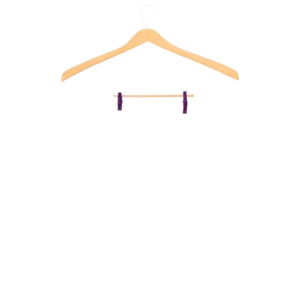 PNG-Image-of-Dark-Purple-and-OrangeBlue-Checkered-Shirt-Hanging-Horizontally-Without-a-Hanger