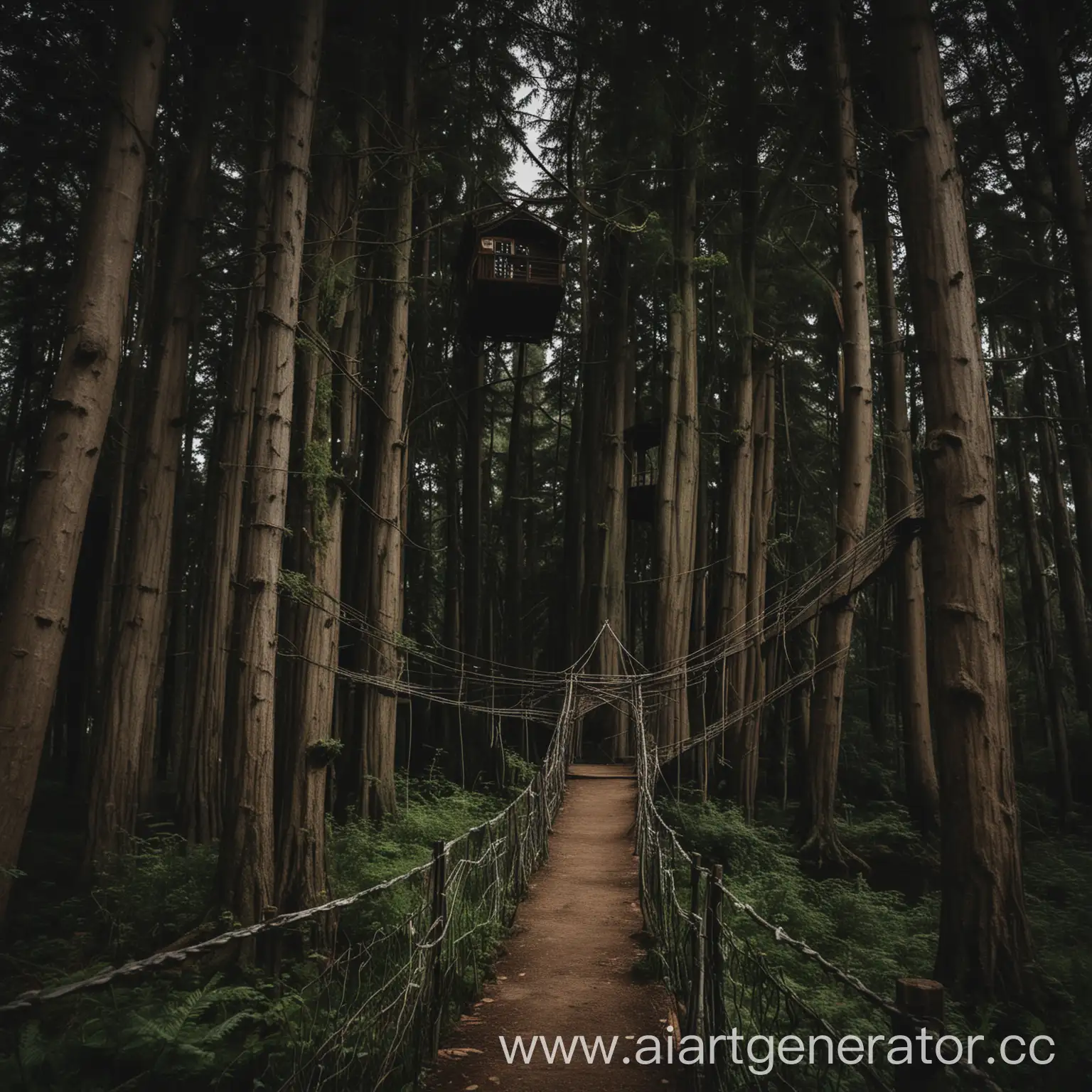 Enchanted-Treehouse-Amidst-Towering-Trees