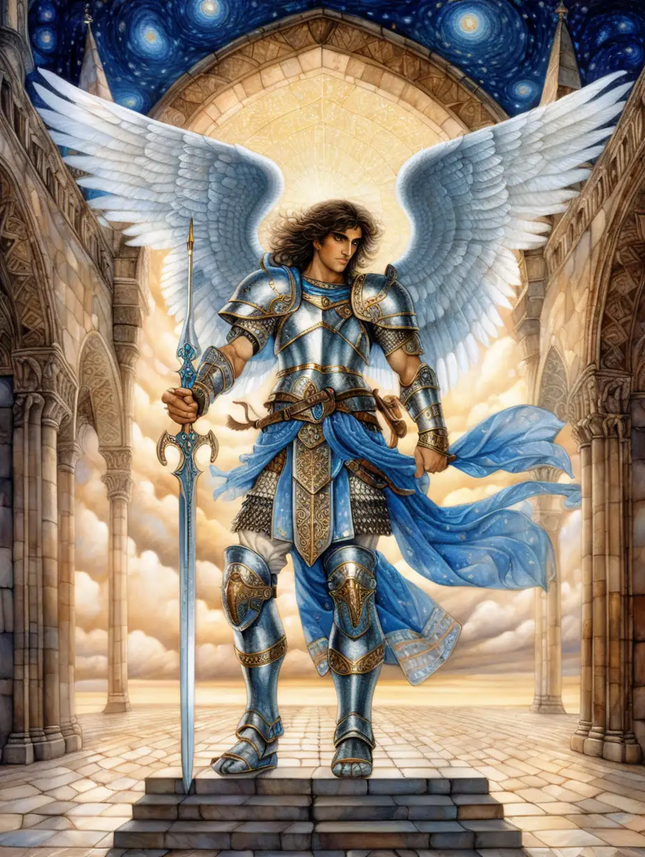 Prince of Persia Angel Warrior in Heavenly Cathedral