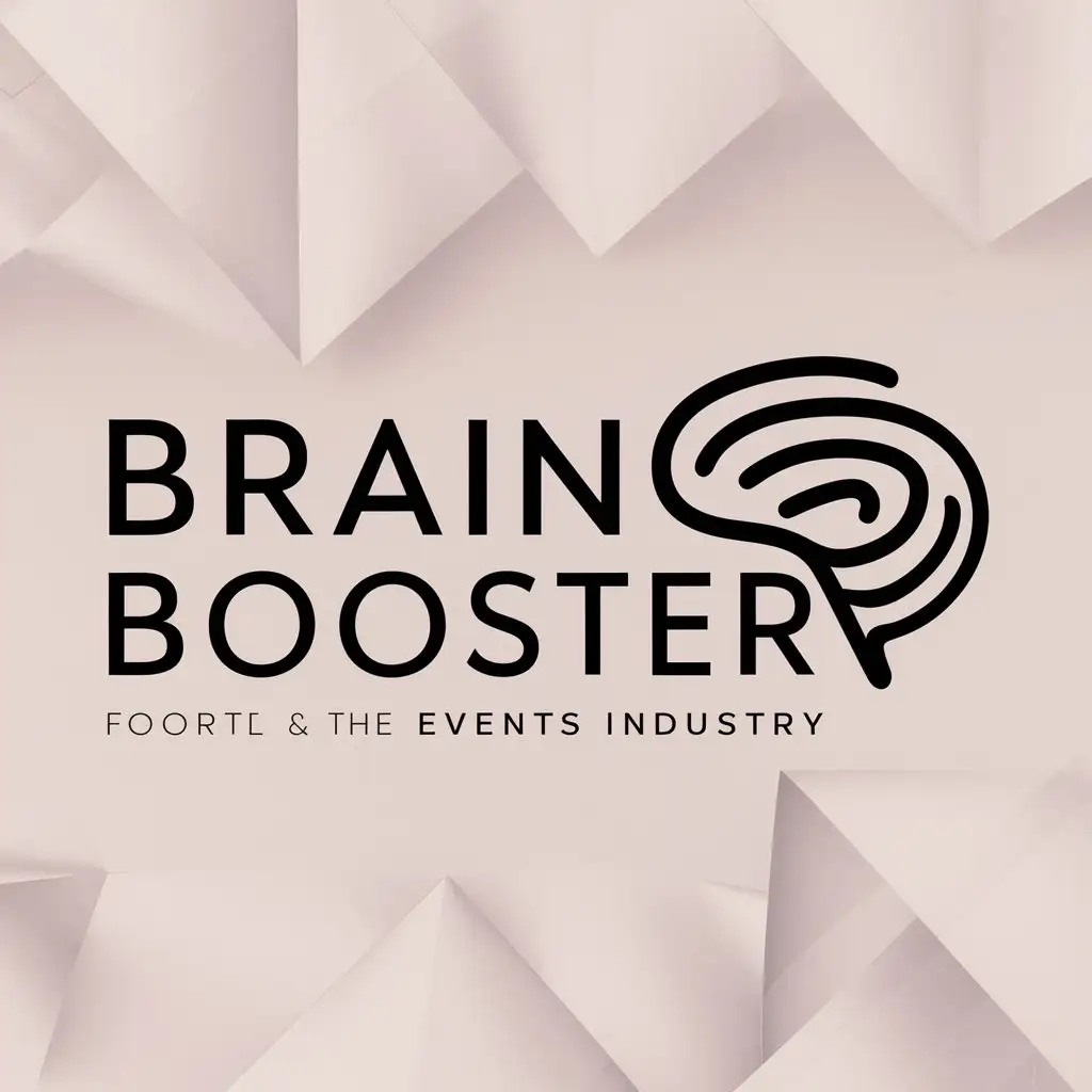 LOGO-Design-for-Brain-Booster-Relax-Brain-with-AttentionGrabbing-Symbolism