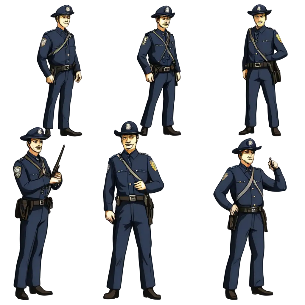 1800s-Policemen-Cartoon-PNG-Historical-Law-Enforcement-in-a-Playful-Style