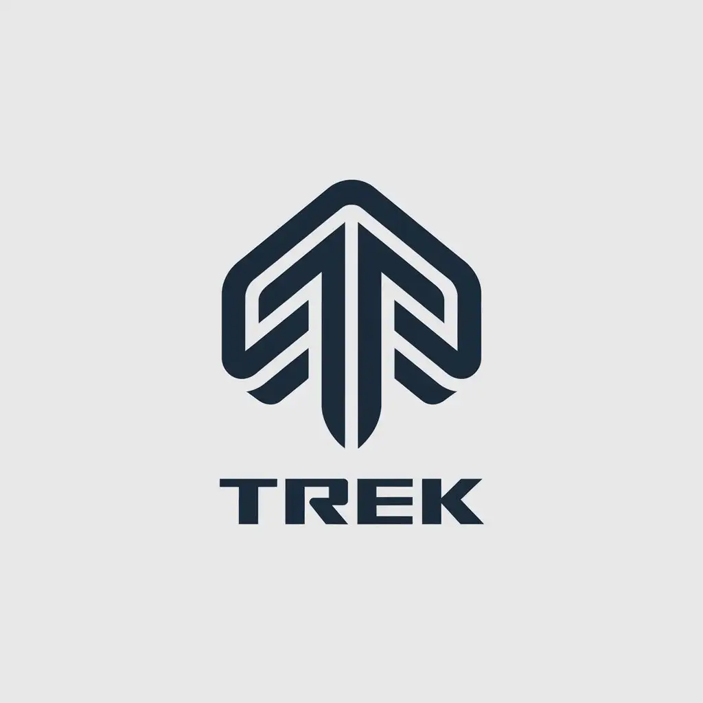 LOGO Design for TREK Modern Vector Letter Logo for Insurance Company