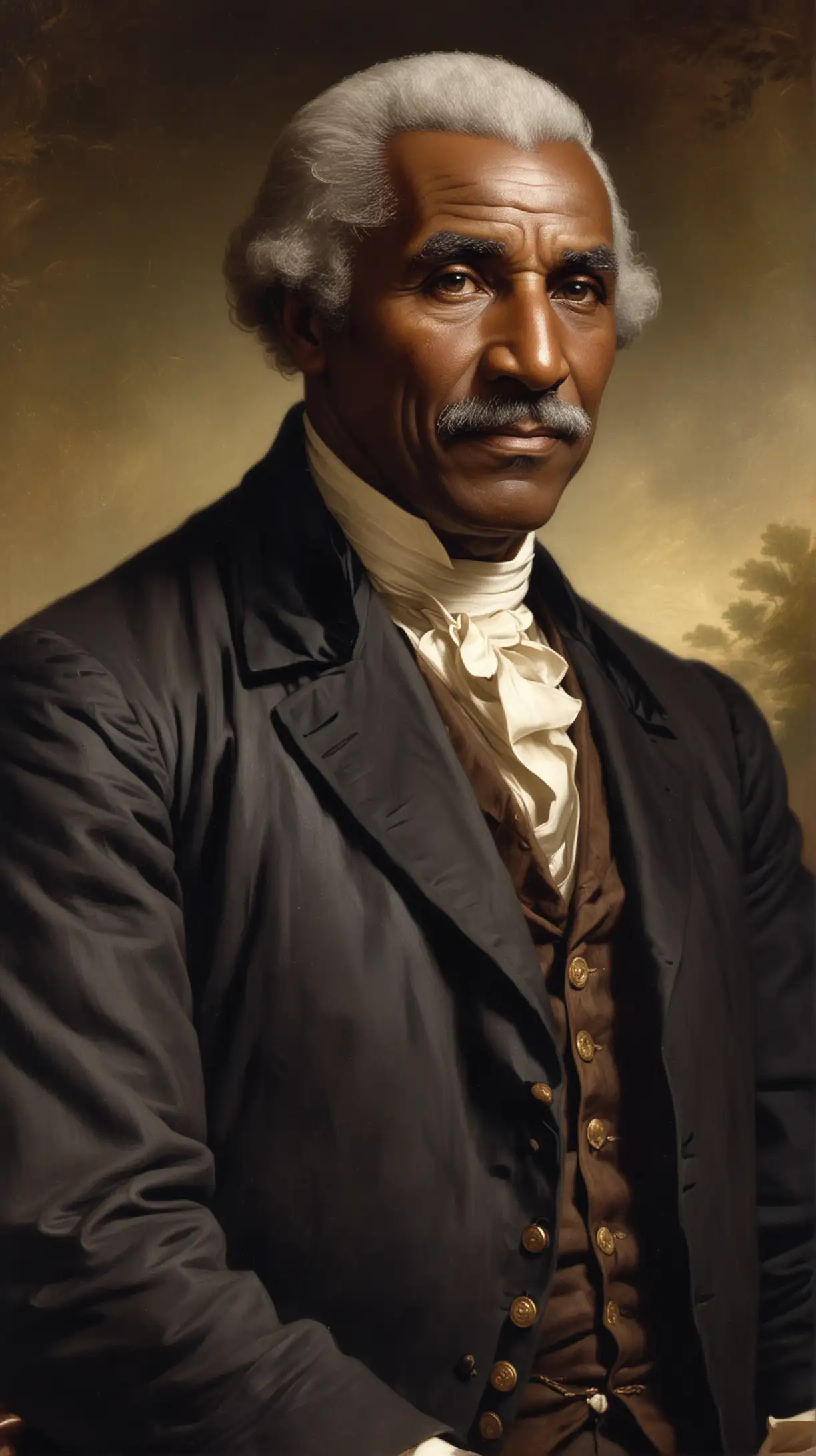 Handsome George Washington Carver Portrait in Sepia Tone