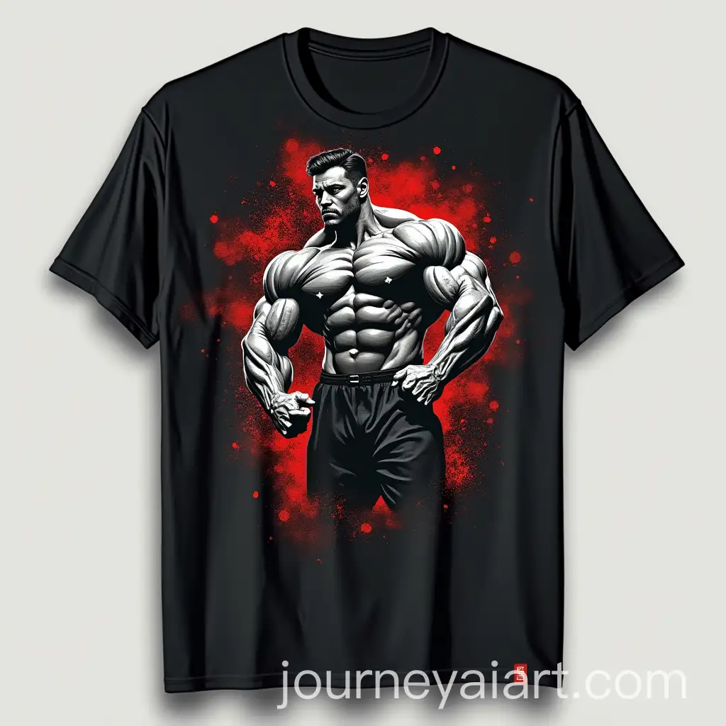 Bold-Oversized-Tshirt-Design-for-Bodybuilders-with-Muscular-Themes