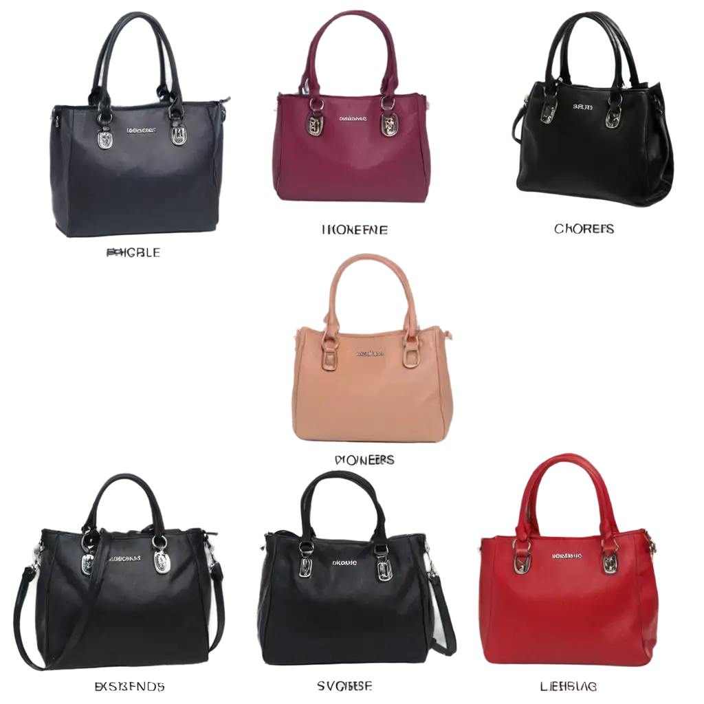 Stylish-Ladies-Handbags-PNG-Elevate-Your-Design-with-HighQuality-Clarity