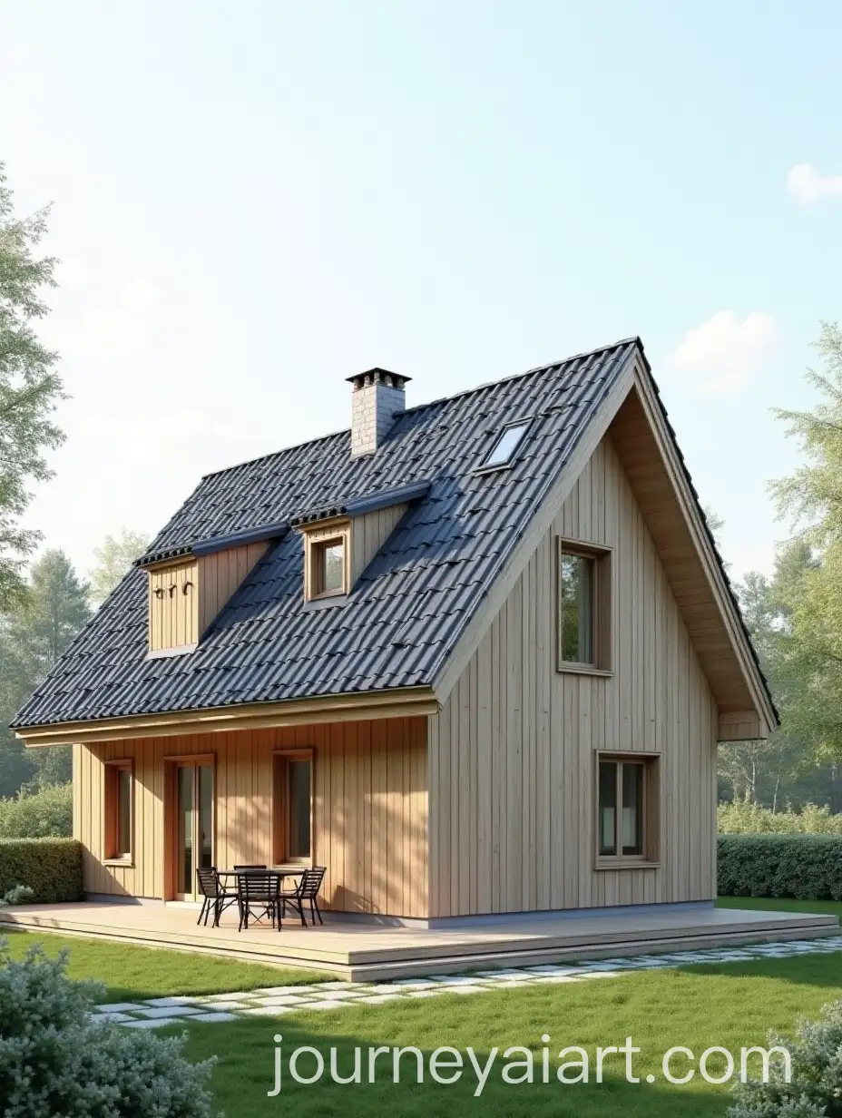 TwoStory-Pilot-House-with-Sloping-Roof-and-Hidden-Loft