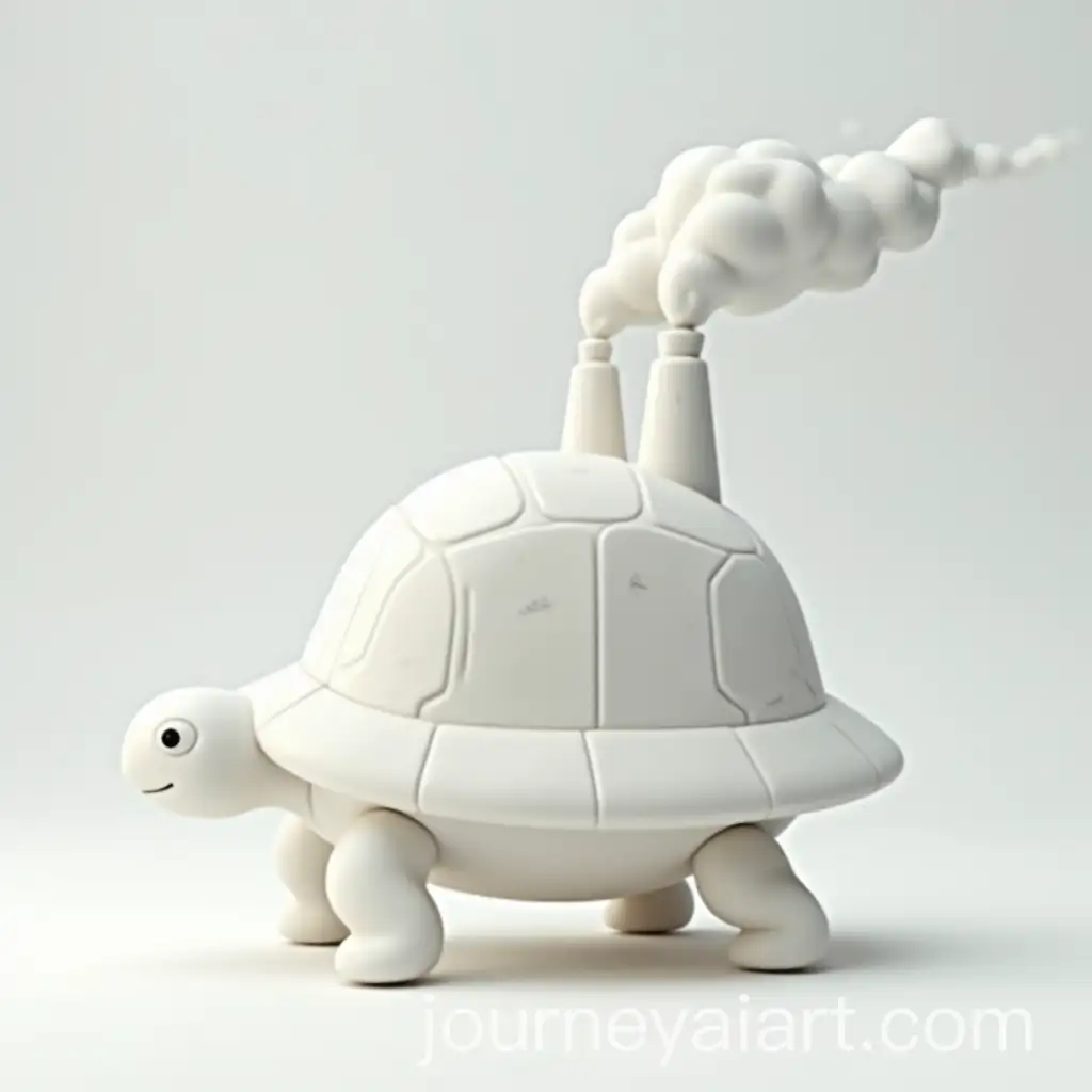 Minimal-Turtle-Sculpture-with-Small-Factory-White-Marble-Design