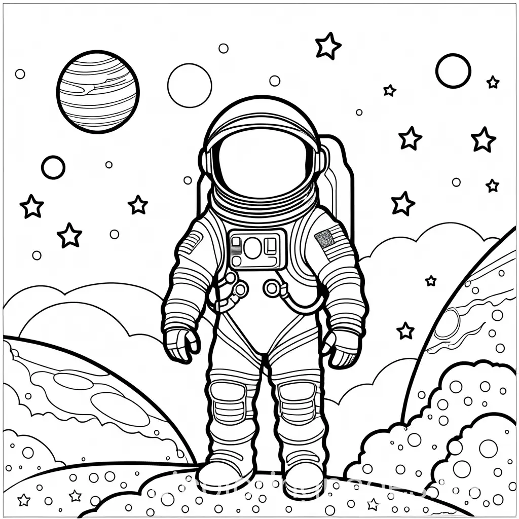 Fun-and-Easy-Astronaut-Coloring-Page-for-Kids