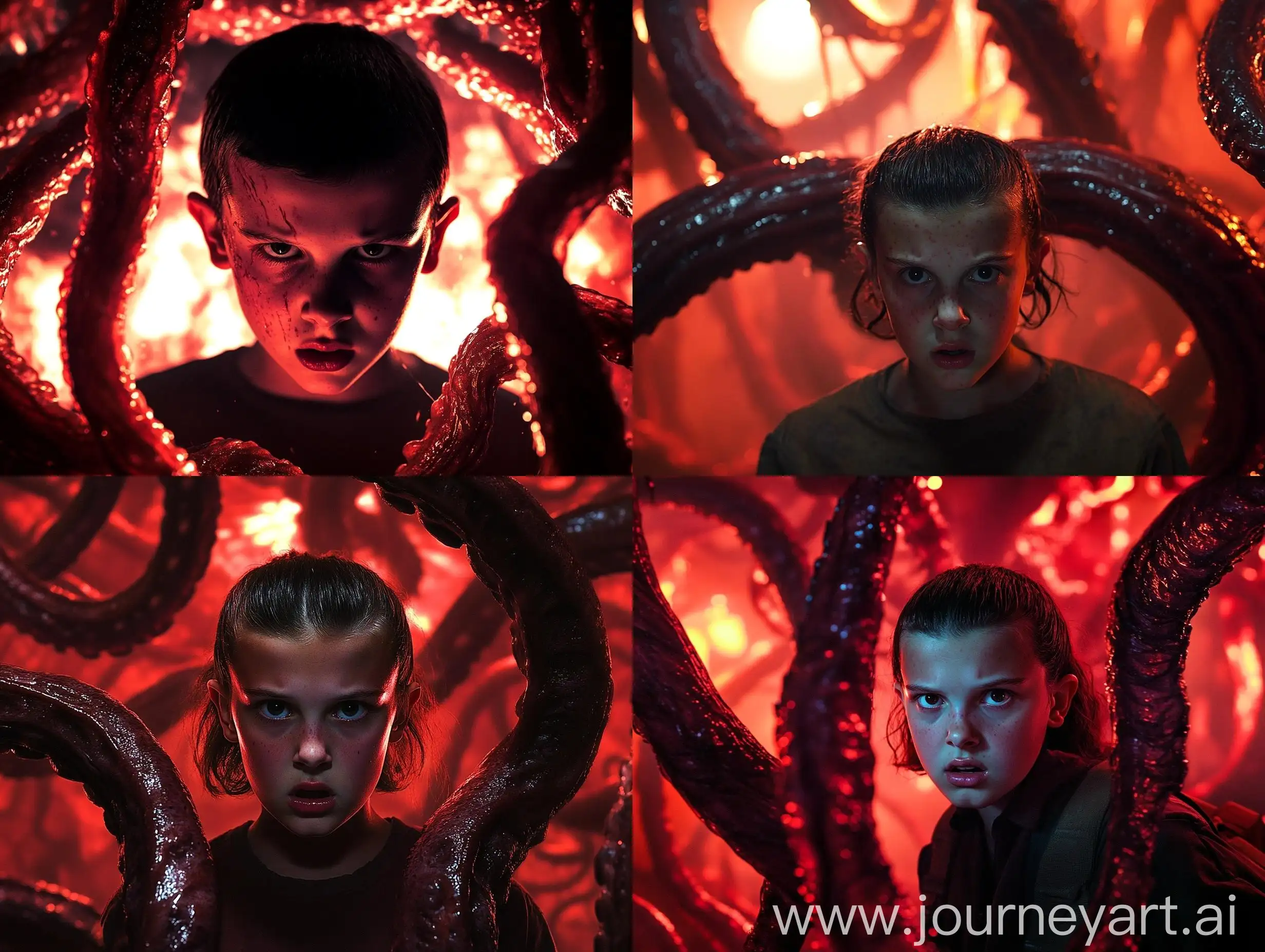 Millie-Bobby-Brown-as-Eleven-Confronts-Ominous-Tentacles