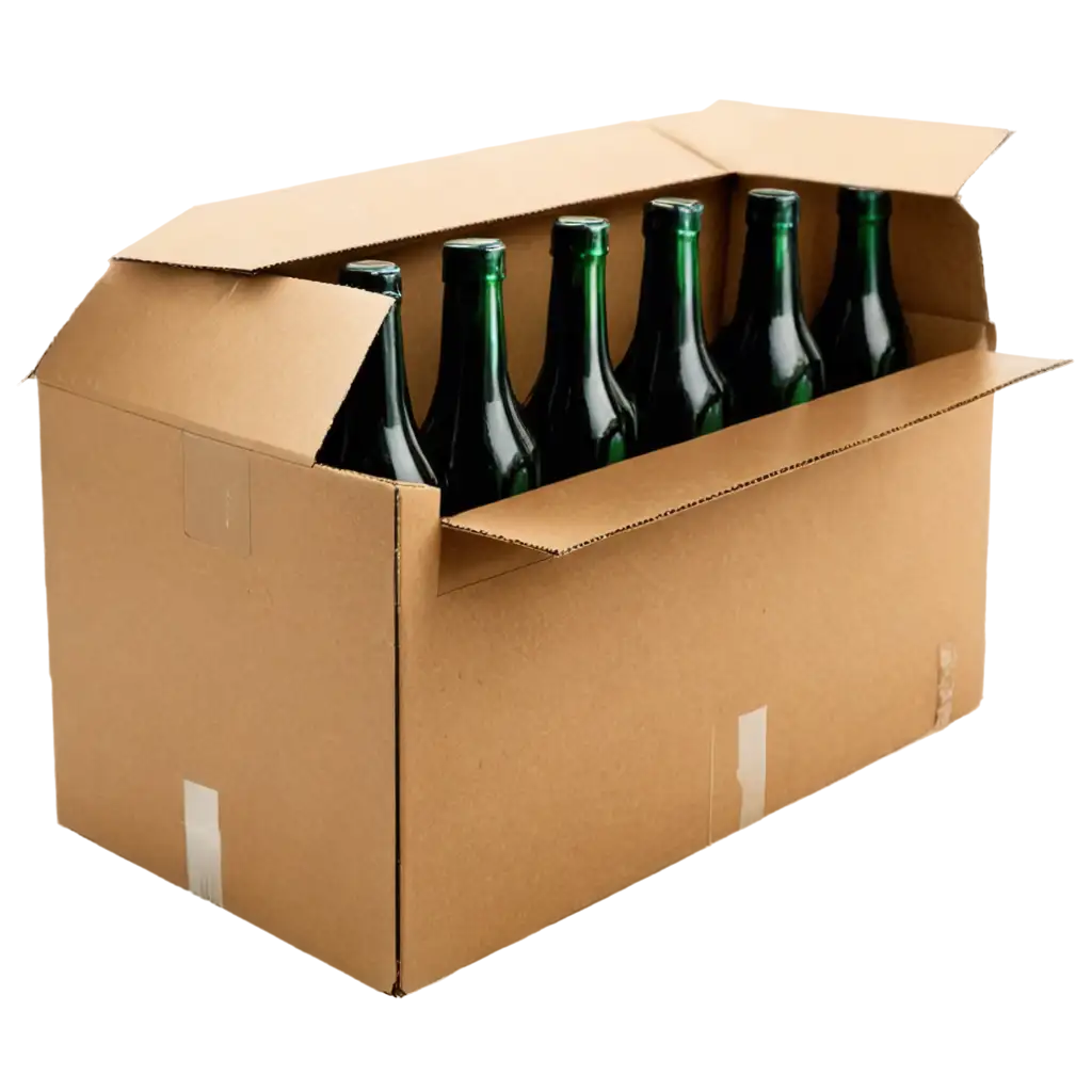 HighQuality-PNG-Image-of-a-Corrugated-Cardboard-Box-for-Transporting-Bottles-with-Dividers-and-Reinforced-Edges