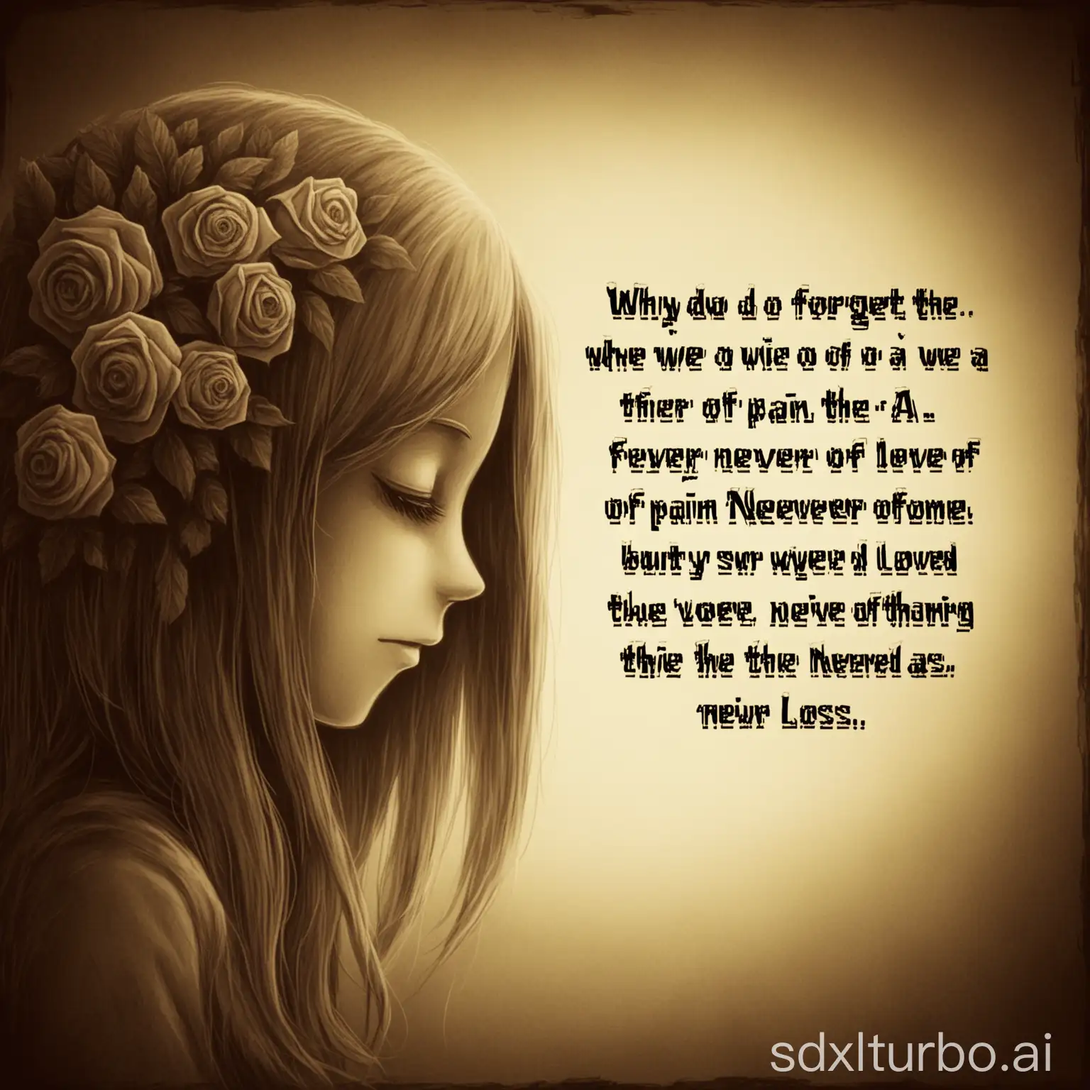 Why do we forget the voice of a loved one, but never the pain of their loss?