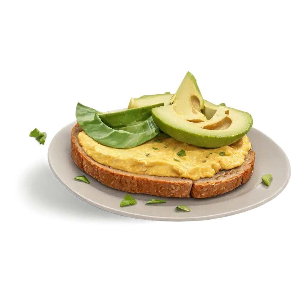 Delicious-Toast-with-Omelette-and-Avocado-PNG-Image-Fresh-Breakfast-Visuals