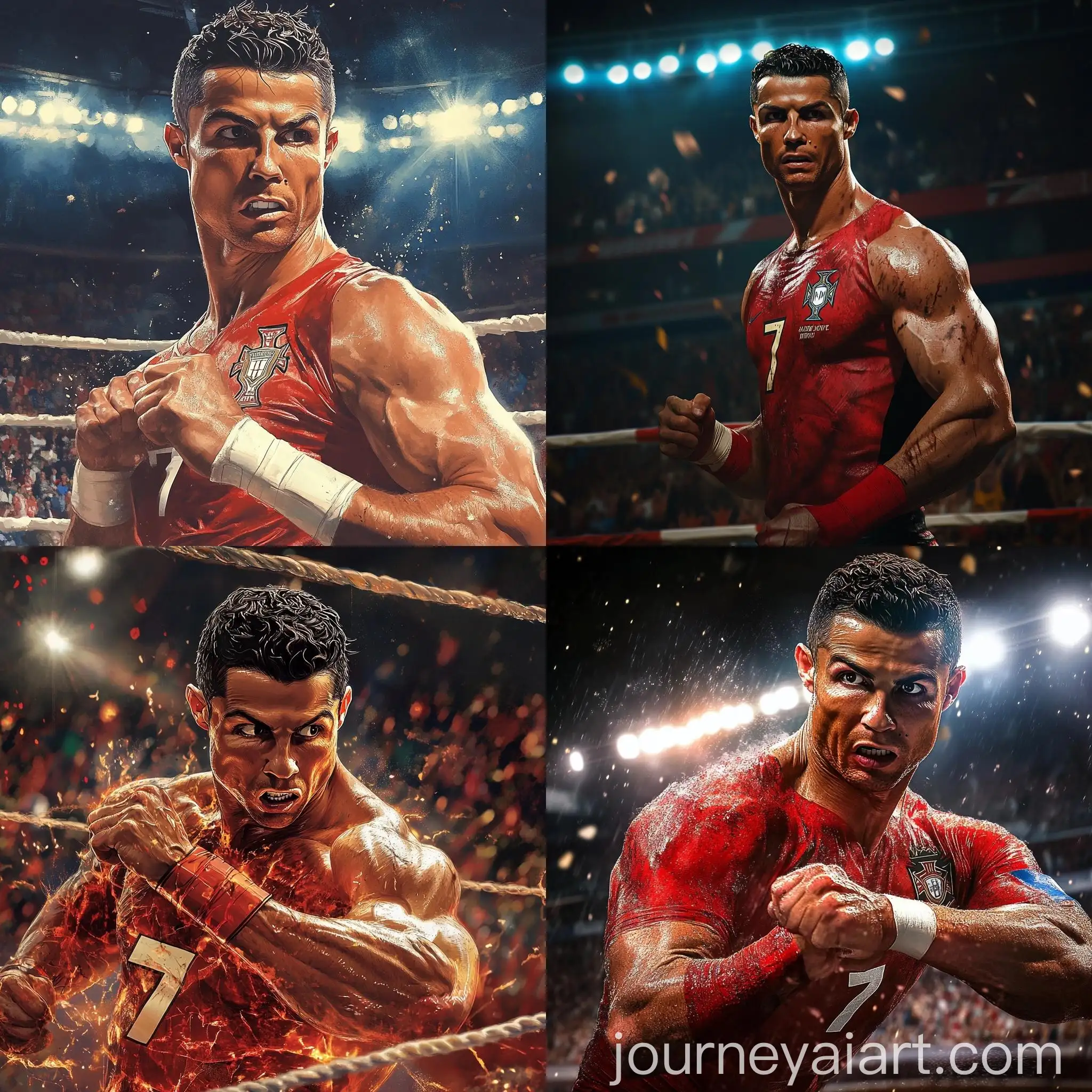 Cristiano-Ronaldos-WWE-Wrestling-Debut-Lions-Sleeper-Hold-Victory