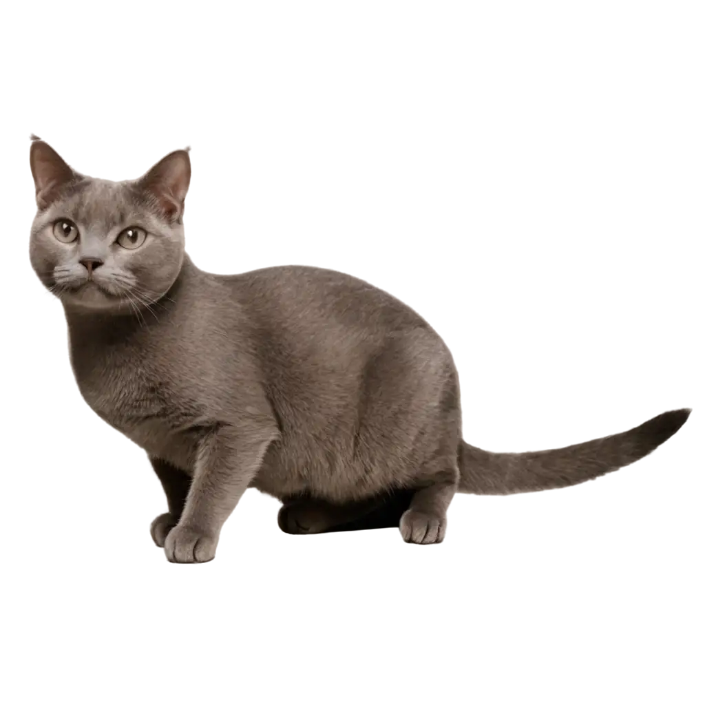 Grey-Cat-with-a-Screed-PNG-Image-HighQuality-Transparent-Background-for-Versatile-Use