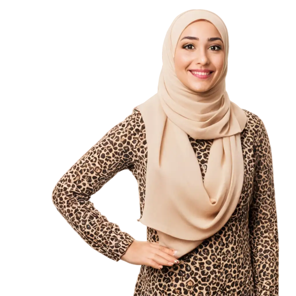 PNG-Image-of-a-Queen-Beautiful-Woman-Wearing-Hijab-Elegant-and-Timeless-Design