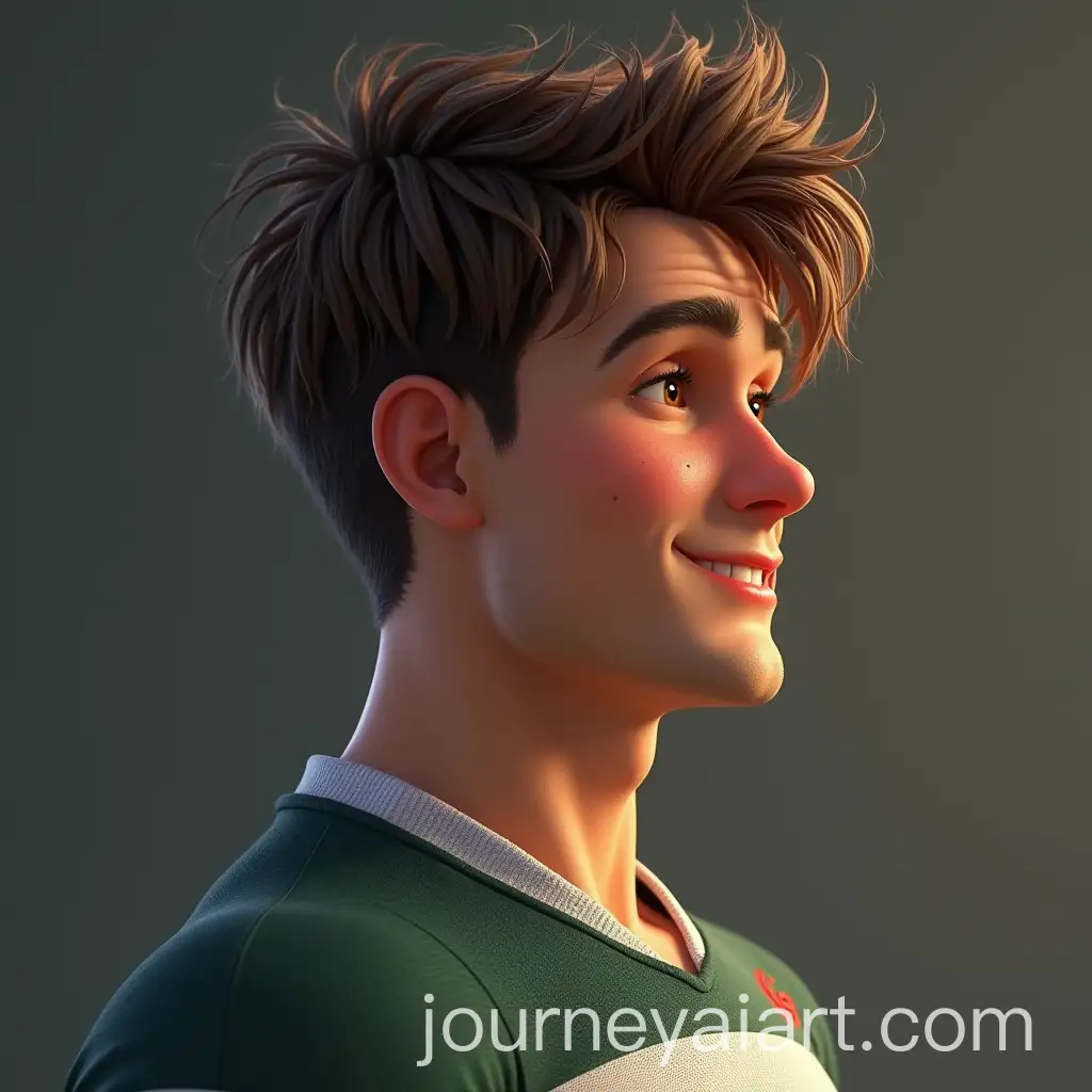 Handsome-18YearOld-Man-with-Strong-Facial-Features-and-Smiling-Expression-in-Rugby-Jersey