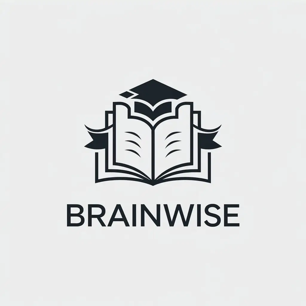 LOGO Design for BrainWise Minimalistic Vector Academy Logo