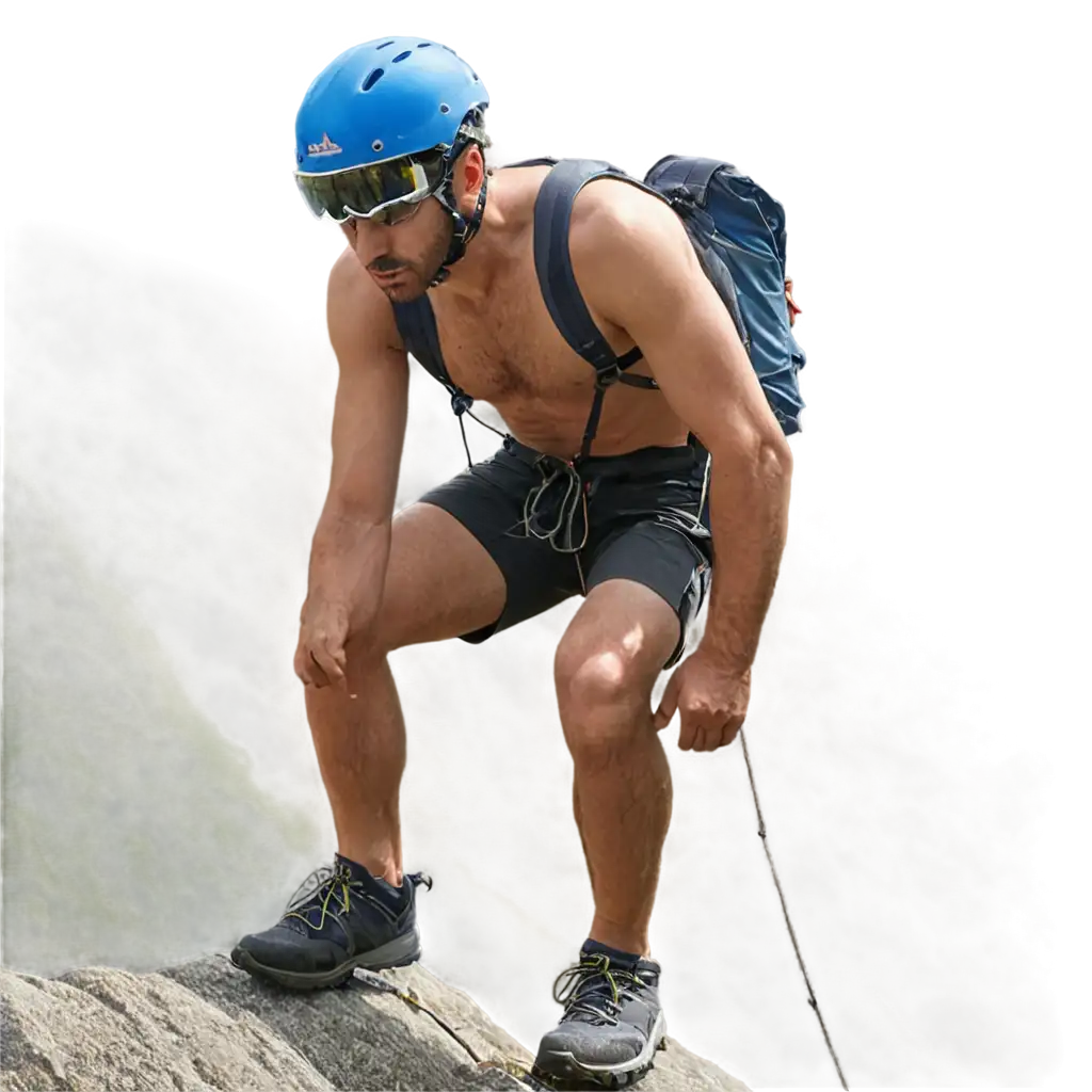 Man-Climbing-a-Mountain-PNG-HighQuality-Image-for-Dynamic-Visual-Content