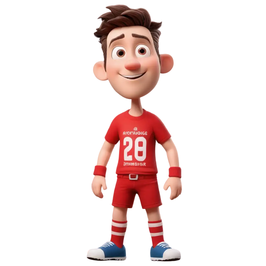 Cartoon-Football-Player-PNG-Image-in-Red-Shirt-Shorts-and-Socks