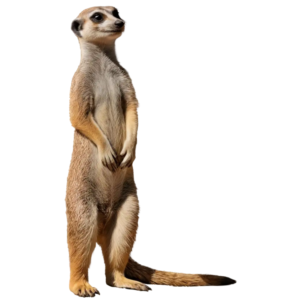 Standing-Meerkat-PNG-Image-for-Versatile-Creative-Use