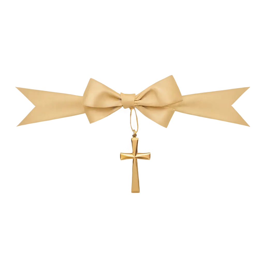 Golden-Cross-with-Dove-Light-Yellow-Ribbon-PNG-Image