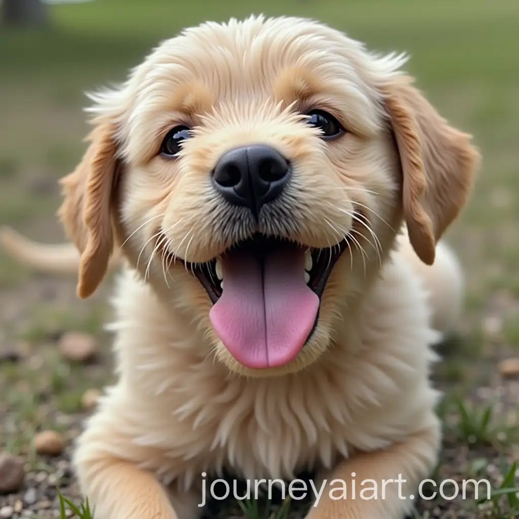 Cute-Dog-Sitting-in-a-Playful-Pose